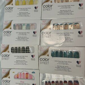 Color Street Nail Polish Strips - 8 Sets!